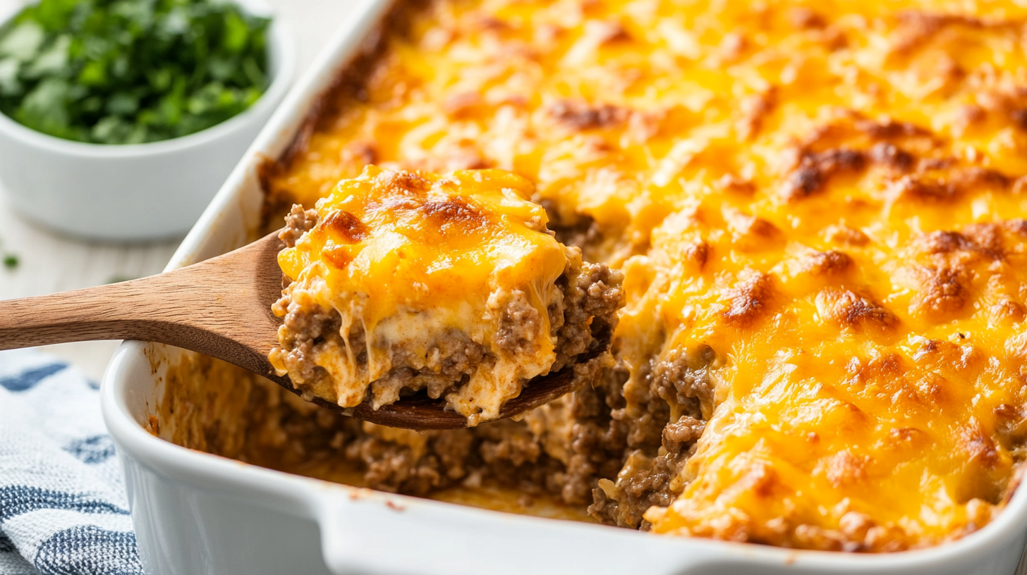 Hamburger and Hashbrown Casserole