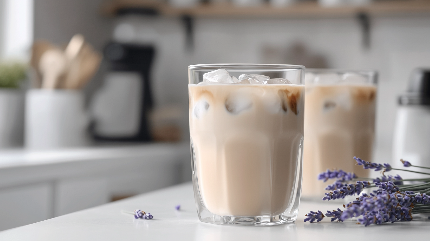 Iced Lavender Oat Milk Latte Recipe